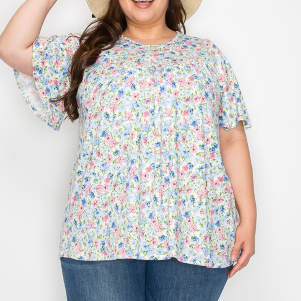 Floral Print Women's Top